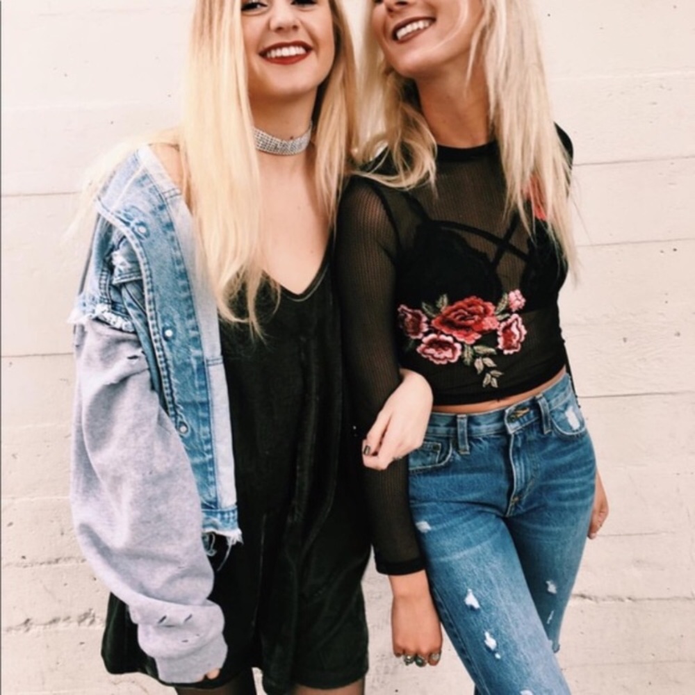 LF Sweater Jean jacket